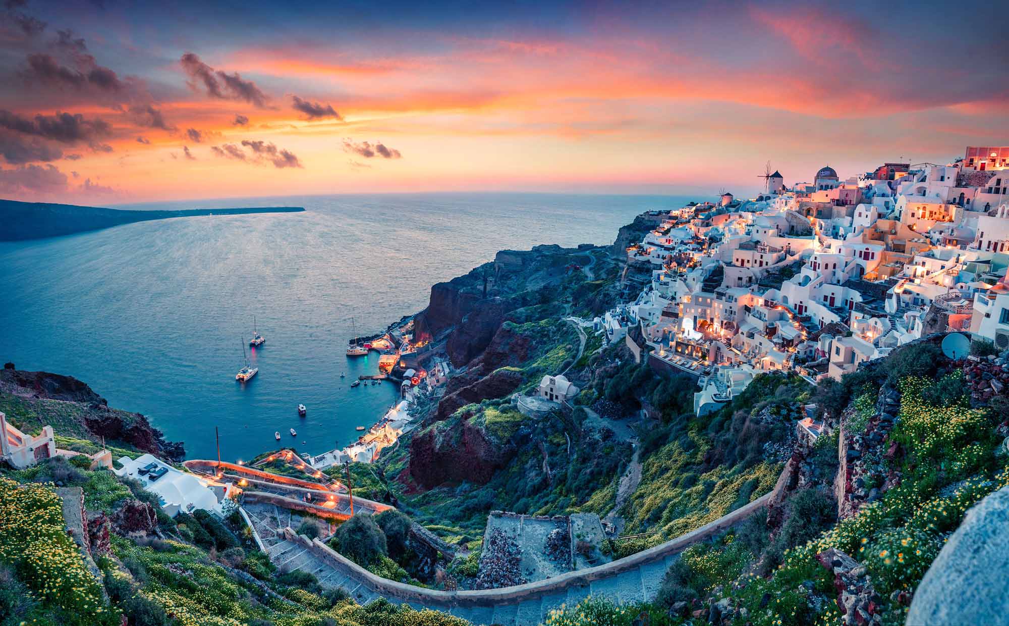 View from Santorini Island