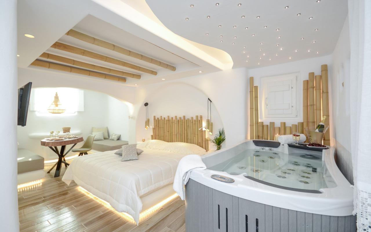 Naxos Island Escape Sunken Suite With Jacuzzi